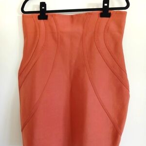 Fashion Nova Coral Pencil Skirt
